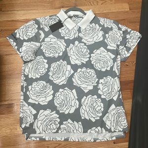 Bonobos pattern golf shirt NWT